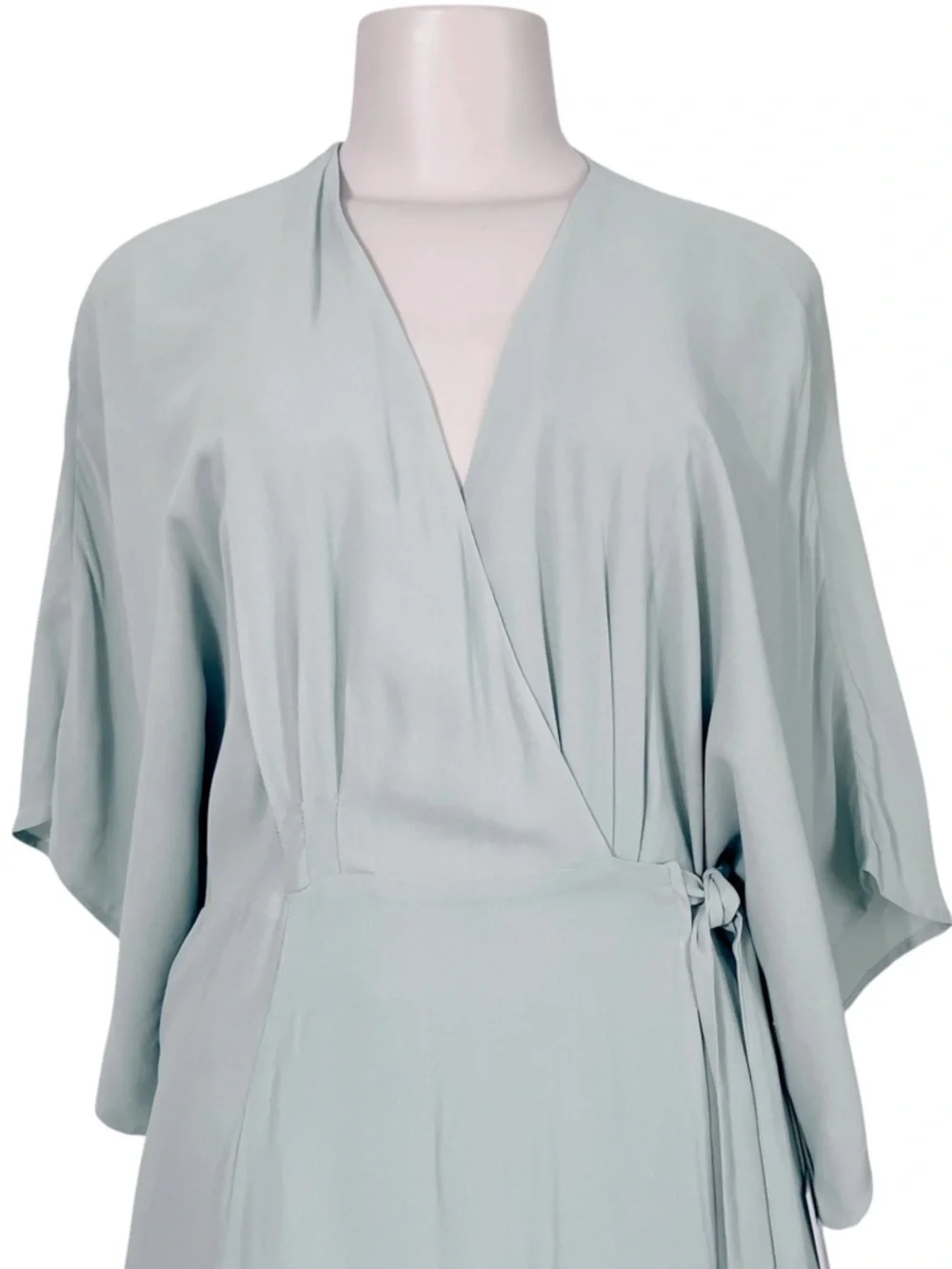 NWT Reformation Maxi Wrap Winslow Dress in Celadon SZ XL - Picture 11 of 16